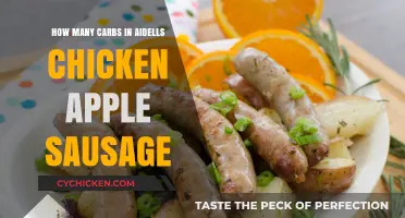 Carbs in Aidells Chicken Apple Sausage: Nutritional Facts