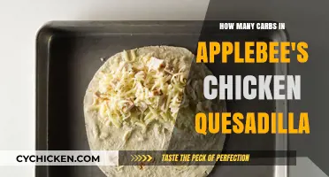Chicken Quesadilla Carbs: Applebee's Style