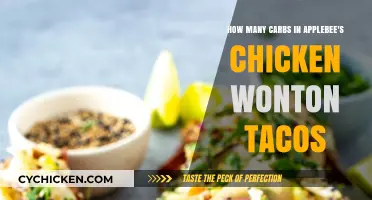 Chicken Wonton Tacos: Applebee's Carb Count