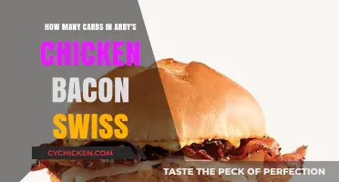 Arby's Chicken Bacon Swiss: Carb Count and Nutrition Facts