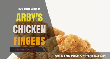Arby's Chicken Fingers: Carb Counts and Nutrition Facts