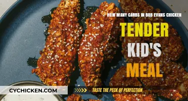 Bob Evans Chicken Tenders: Carb Count for Kids