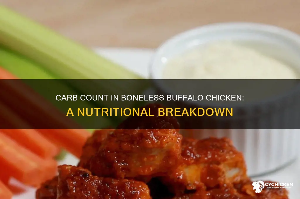 how many carbs in boneless buffalo chicken