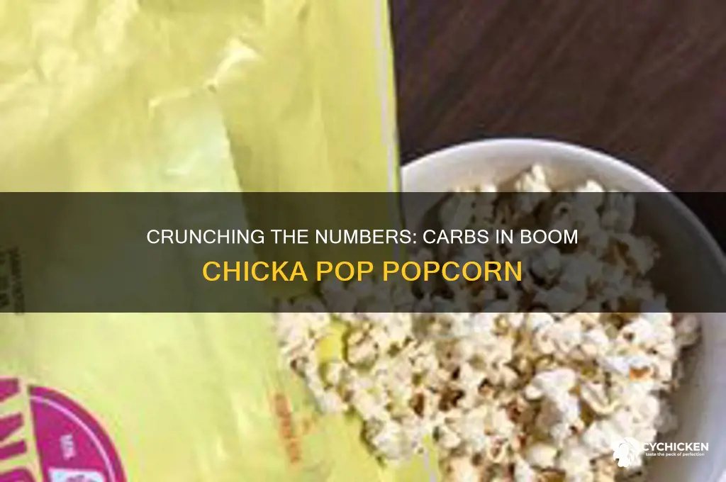 how many carbs in boom chicka pop