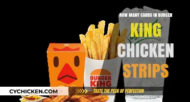 Chicken Strips Carbs: Burger King Nutrition Facts