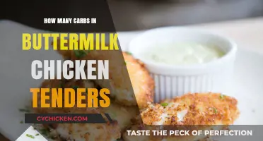 Carb Count in Buttermilk Chicken Tenders: A Nutritional Breakdown