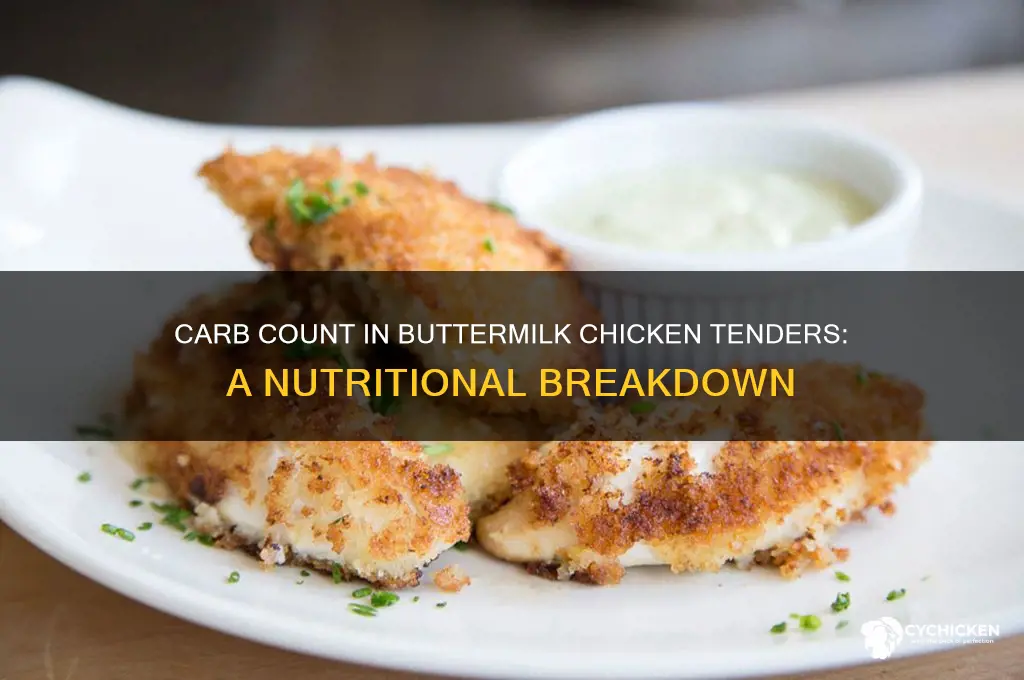 how many carbs in buttermilk chicken tenders