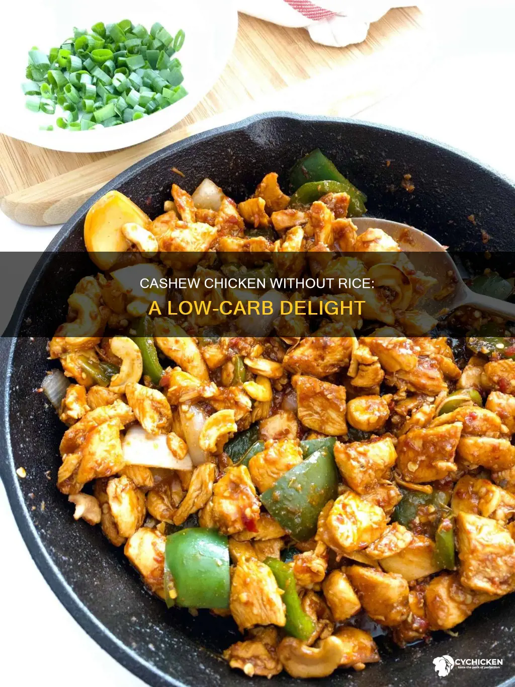 how many carbs in cashew nut chicken without rice
