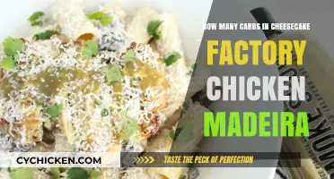 Chicken Madeira Cheesecake Factory: Carb Content Explored
