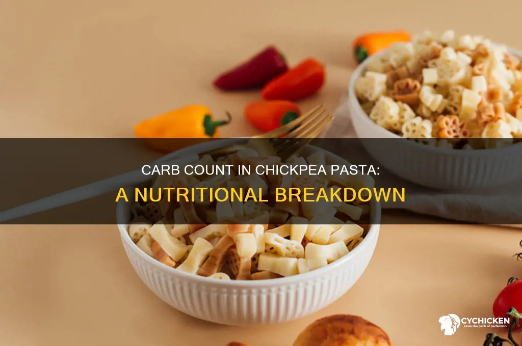 how many carbs in chick pea pasta