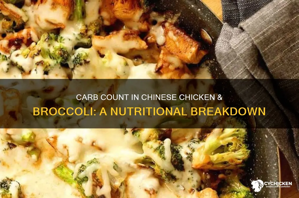 how many carbs in chicken & broccoli chinese