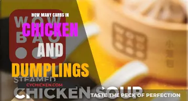 Carb Count in Chicken and Dumplings: A Nutritional Breakdown