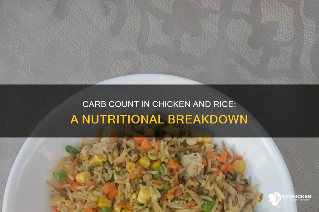 how many carbs in chicken and rice