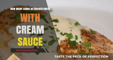 Carb Count: Chicken Breast with Cream Sauce Nutrition Breakdown