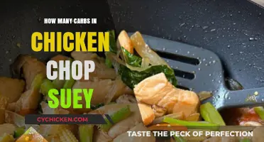 Carb Count in Chicken Chop Suey: A Nutritional Breakdown