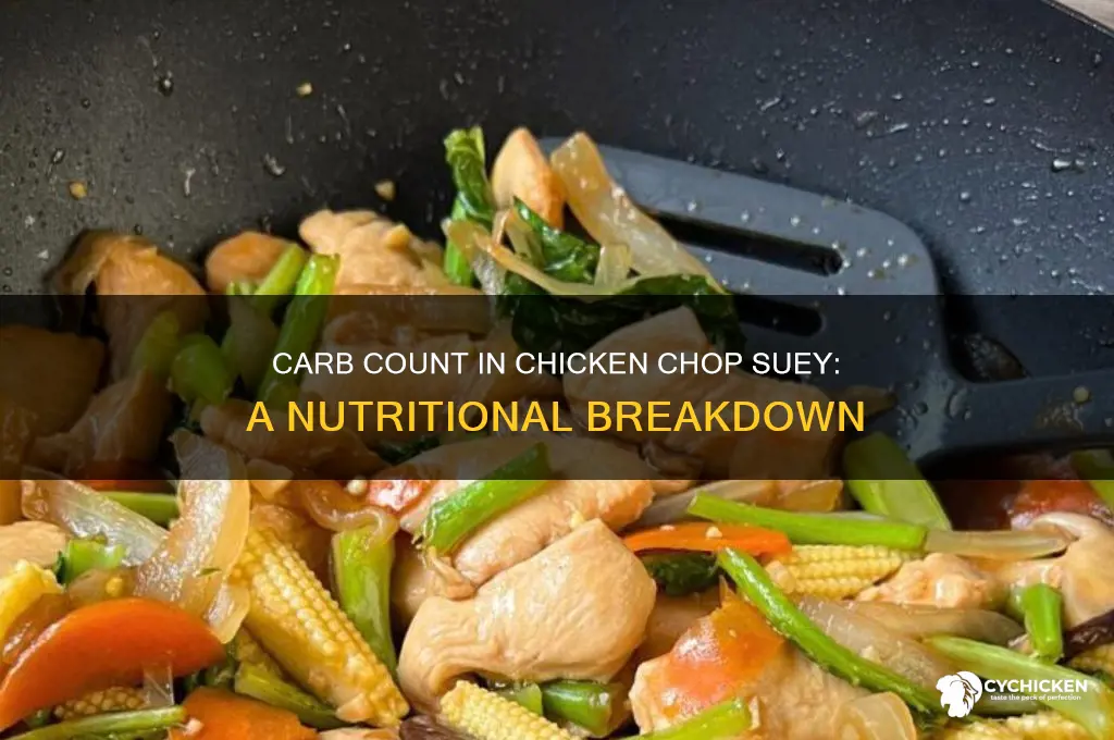 how many carbs in chicken chop suey