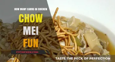 Chicken Chow Mei Fun: Carb-Counting and Nutrition Facts