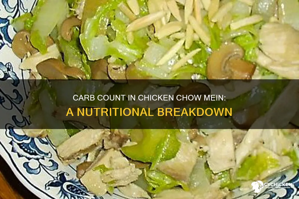 how many carbs in chicken chow mein