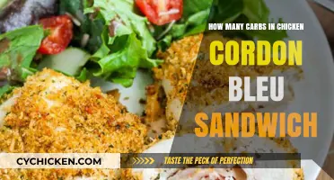 Carb Count in Chicken Cordon Bleu Sandwich: A Nutritional Breakdown