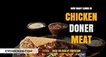 Carb Count in Chicken Doner Meat: A Nutritional Breakdown