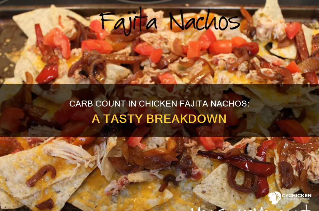 how many carbs in chicken fajita nachos