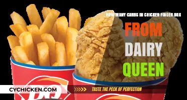 Chicken Finger Box Carbs: Dairy Queen's Secret