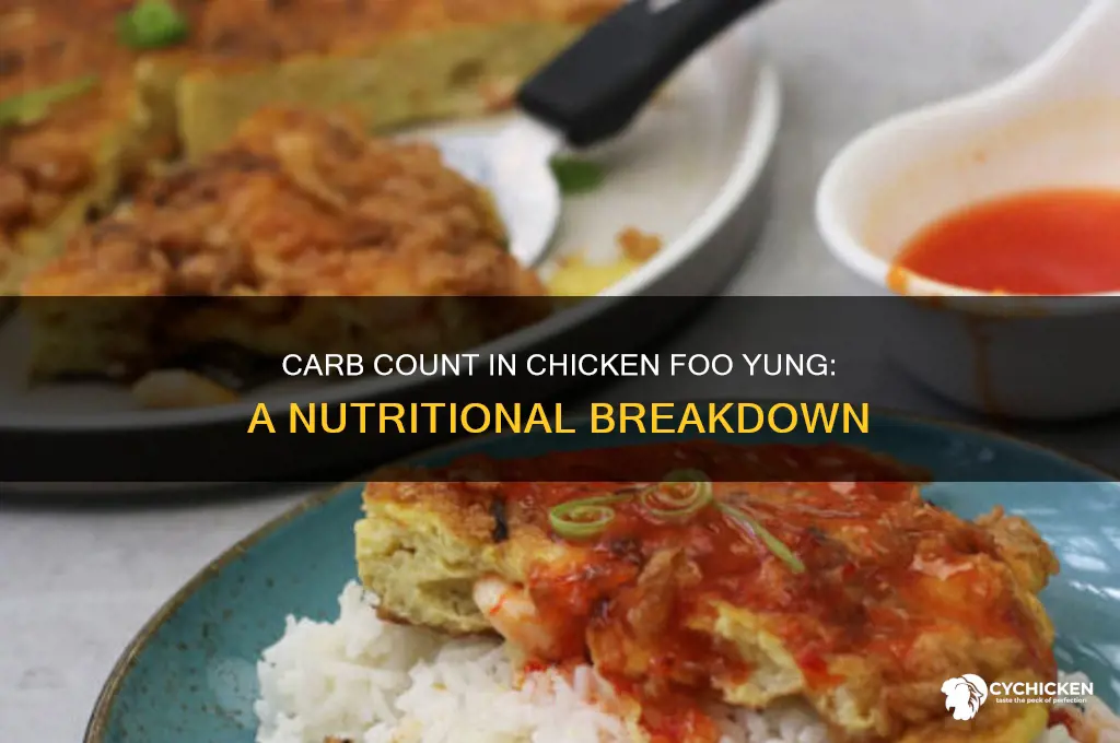 how many carbs in chicken foo yung