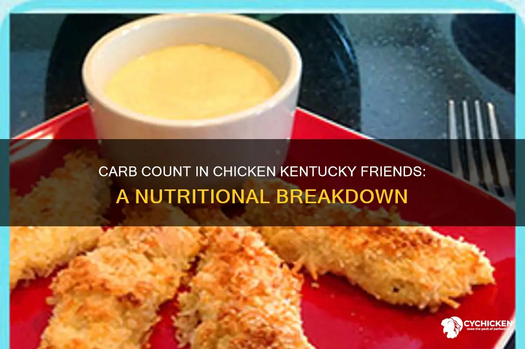 how many carbs in chicken kuntucky friends