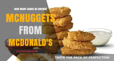 Chicken McNuggets: Carb Counts and Nutrition Facts