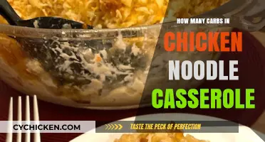 Carb Count in Chicken Noodle Casserole: A Nutritional Breakdown