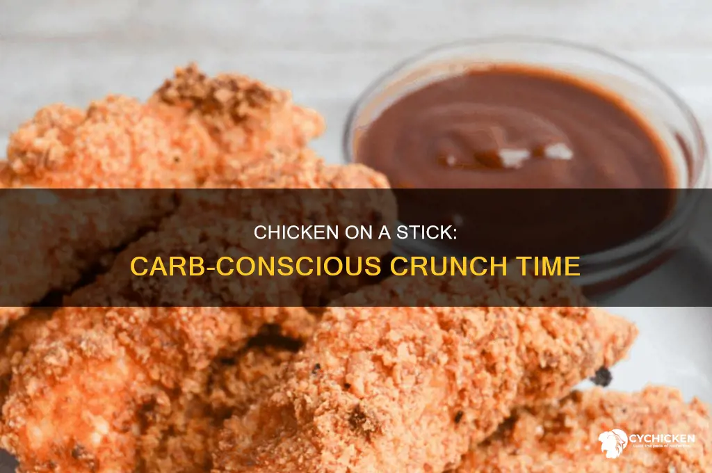 how many carbs in chicken on a stick
