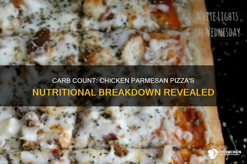 how many carbs in chicken parm pizza
