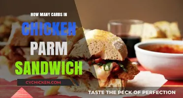 Carb Count in Chicken Parmesan Sandwich: A Nutritional Breakdown