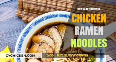 Carb Count in Chicken Ramen Noodles: A Nutritional Breakdown