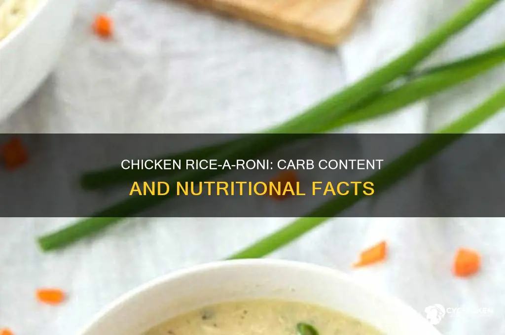 how many carbs in chicken rice a roni