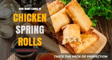 Carb Count in Chicken Spring Rolls: A Nutritional Breakdown