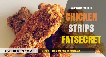 Carb Count in Chicken Strips: FatSecret Nutrition Breakdown