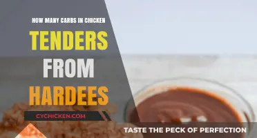 Hardee's Chicken Tenders: Carb Count and Nutrition Facts