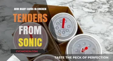 Chicken Tenders Carbs: Sonic's Nutritional Breakdown