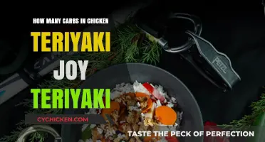 Chicken Teriyaki Joy: How Many Carbs Are There?