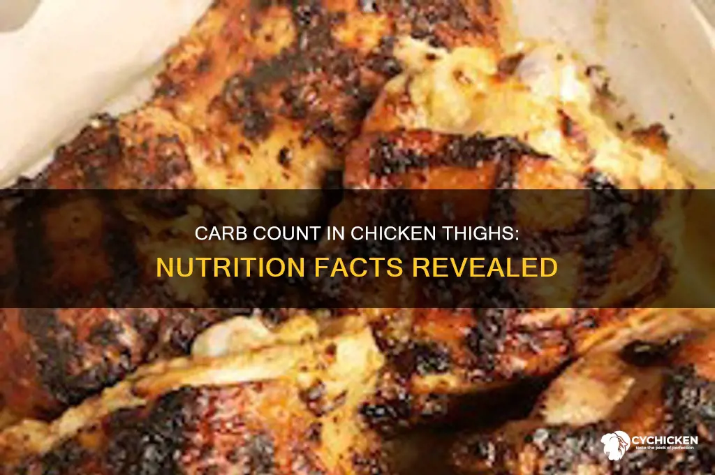 how many carbs in chicken thighs