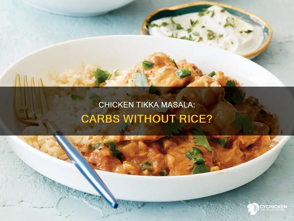 how many carbs in chicken tikka masala without rice