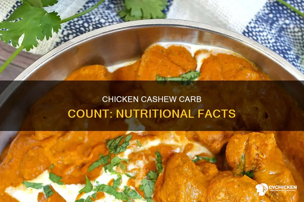 how many carbs in chicken with cashew nuts