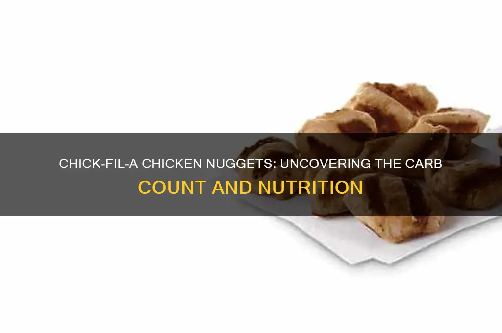 how many carbs in chickfila chicken nuggets