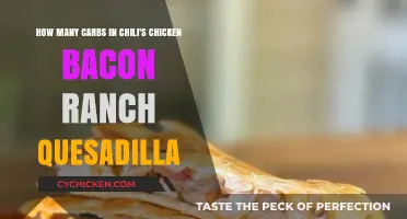 Chicken Bacon Ranch Quesadilla: Chili's Carb Conundrum