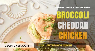 Carbs in Cracker Barrel's Broccoli Cheddar Chicken: A Detailed Look