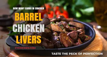 Chicken Livers at Cracker Barrel: Carb Content Explored