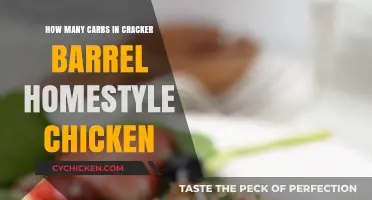 Chicken and Carbs: Cracker Barrel's Homestyle Surprise