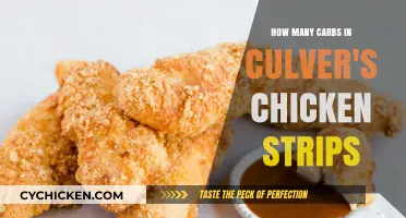 Chicken Strips Carbs: Culver's Nutritional Breakdown
