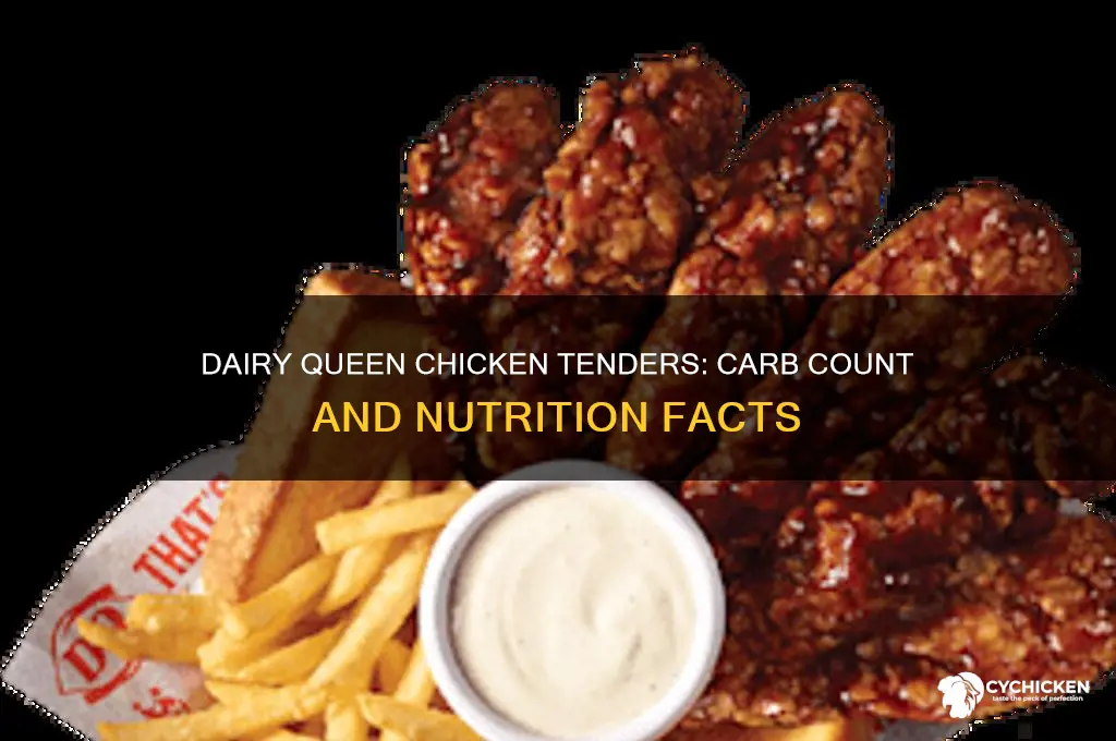 how many carbs in dairy queen chicken tenders